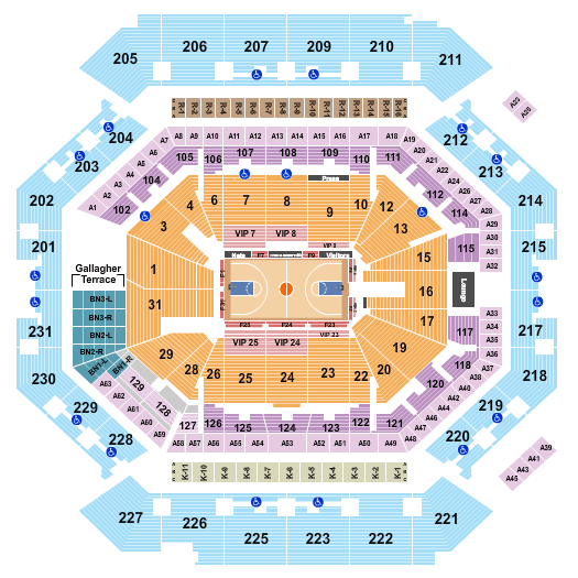 Barclays Center Nets Seating Chart